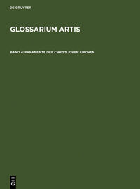 Vorderes Coverbild Glossarium Artis / Paramente der christlichen Kirchen