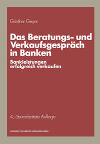 Vorderes Coverbild Das Beratungs- und Verkaufsgespräch in Banken