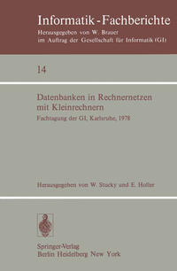 Vorderes Coverbild Datenbanken in Rechnernetzen mit Kleinrechnern
