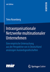 Vorderes Coverbild Intraorganisationale Netzwerke multinationaler Unternehmen