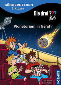 Vorderes Coverbild Die drei ??? Kids, Bücherhelden 2. Klasse, Planetarium in Gefahr
