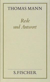 Vorderes Coverbild Rede und Antwort