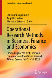 Vorderes Coverbild Operational Research Methods in Business, Finance and Economics