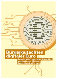 Vorderes Coverbild Bürgergutachten digitaler Euro
