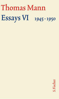 Vorderes Coverbild Essays VI 1945-1950