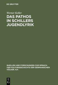 Vorderes Coverbild Das Pathos in Schillers Jugendlyrik