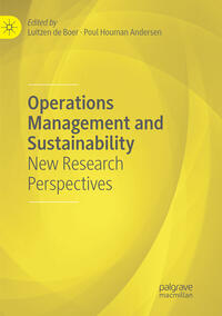 Vorderes Coverbild Operations Management and Sustainability
