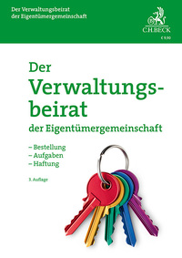 Vorderes Coverbild Der Verwaltungsbeirat der Eigentümergemeinschaft