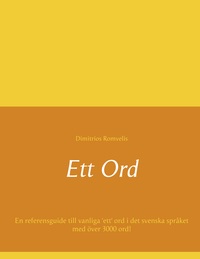 Vorderes Coverbild Ett Ord