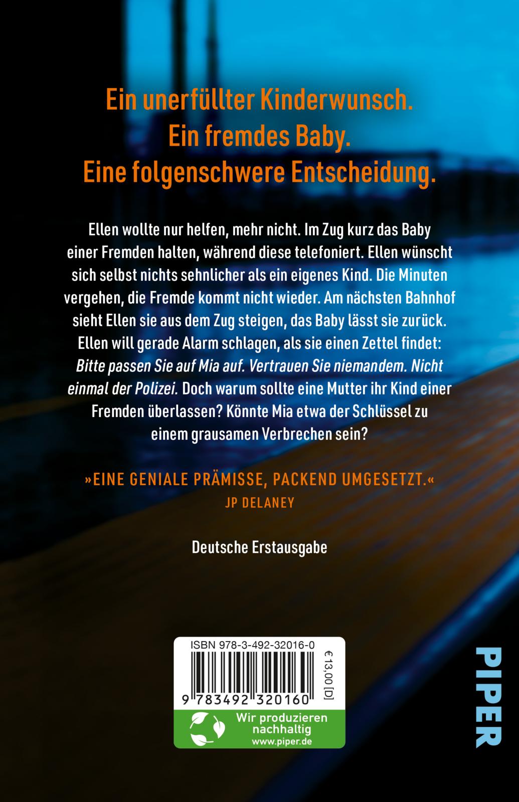Rückseitencover Trust Me – Ein Kind. Eine unmögliche Entscheidung. Wem traust du?