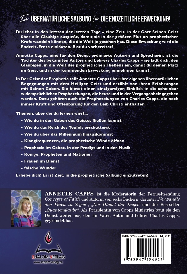 Rückseitencover Der Geist der Prophetie