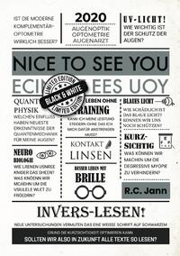 Vorderes Coverbild Nice to see You - black&amp;white edition