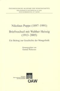 Vorderes Coverbild Nikolaus Poppe (1897-1991) Briefwechsel mit Walther Heissig (1913-2005)