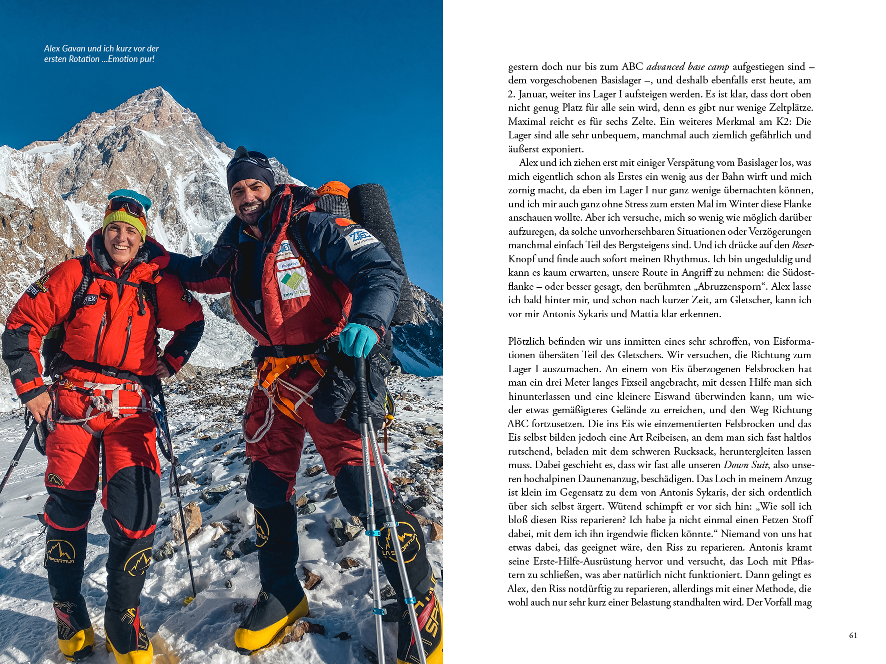 Beispielinhalt (Bild) Der Ruf des K2