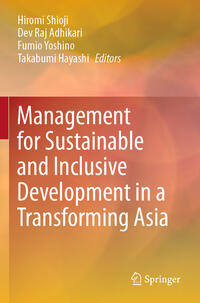 Vorderes Coverbild Management for Sustainable and Inclusive Development in a Transforming Asia