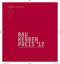 Vorderes Coverbild Bauherrenpreis 2012