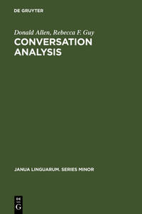 Vorderes Coverbild Conversation Analysis