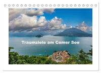 Vorderes Coverbild Traumziele am Comer See (Tischkalender 2025 DIN A5 quer), CALVENDO Monatskalender