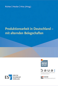 Vorderes Coverbild Produktionsarbeit in Deutschland - mit alternden Belegschaften