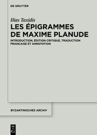 Vorderes Coverbild Les Épigrammes de Maxime Planude