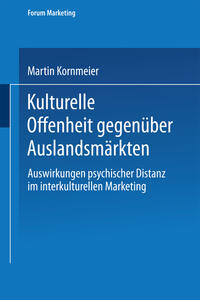 Vorderes Coverbild Kulturelle Offenheit gegenüber Auslandsmärkten