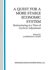 Vorderes Coverbild A Quest for a More Stable World Economic System