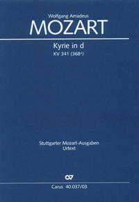 Vorderes Coverbild Kyrie in d (Klavierauszug)