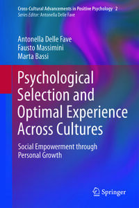 Vorderes Coverbild Psychological Selection and Optimal Experience Across Cultures