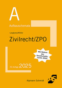 Vorderes Coverbild Aufbauschemata Zivilrecht / ZPO