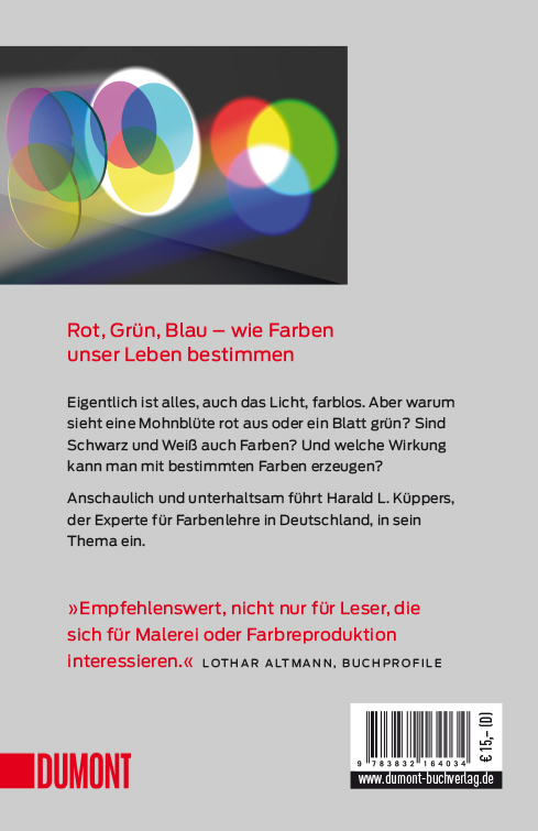 Rückseitencover Einführung in die Farbenlehre