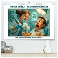 Vorderes Coverbild Beruflich komisch – Alltag mit Augenzwinkern (hochwertiger Premium Wandkalender 2026 DIN A2 quer), Kunstdruck in Hochglanz