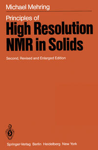Vorderes Coverbild Principles of High Resolution NMR in Solids