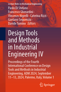 Vorderes Coverbild Design Tools and Methods in Industrial Engineering IV