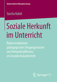 Vorderes Coverbild Soziale Herkunft im Unterricht
