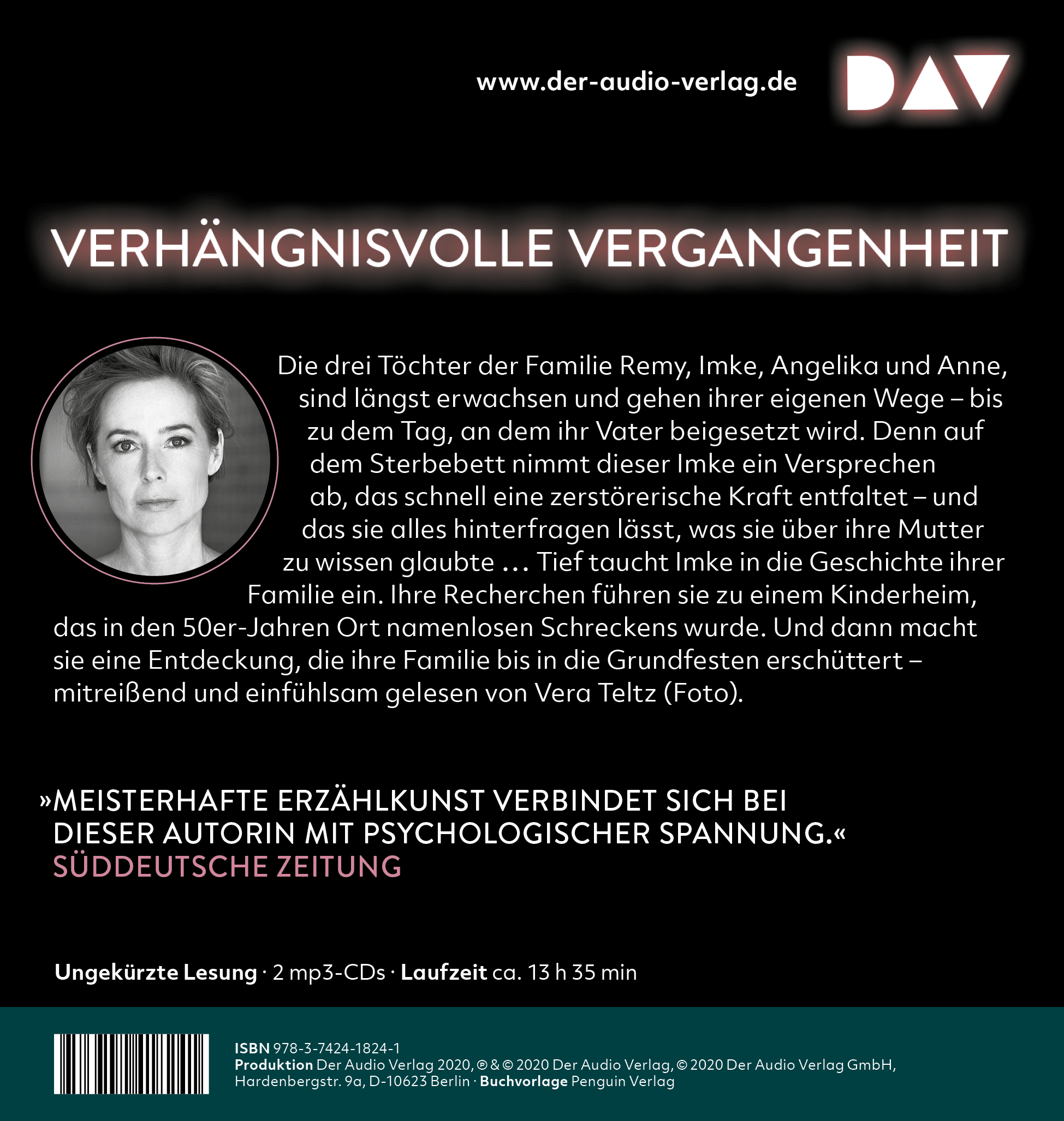 Rückseitencover Die Schweigende
