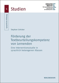 Vorderes Coverbild Förderung der Textbeurteilungskompetenz von Lernenden