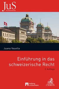 Vorderes Coverbild Einführung in das schweizerische Recht