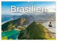 Vorderes Coverbild Brasilien - Das einzigartige Land in Südamerika. (Wandkalender 2025 DIN A2 quer), CALVENDO Monatskalender