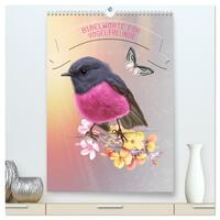 Vorderes Coverbild Bibelworte für Vogelfreunde (hochwertiger Premium Wandkalender 2026 DIN A2 hoch), Kunstdruck in Hochglanz