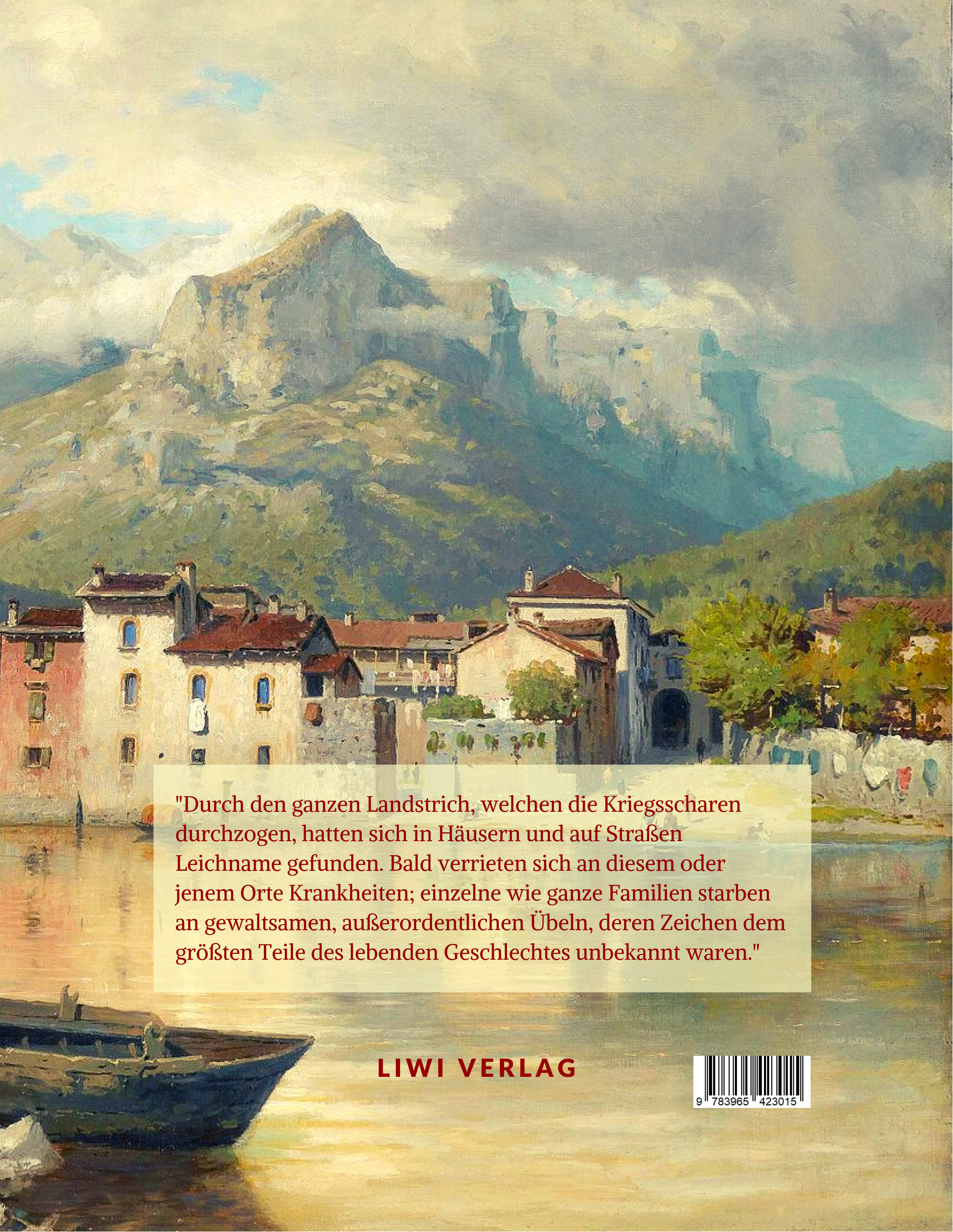 Rückseitencover Die Verlobten.