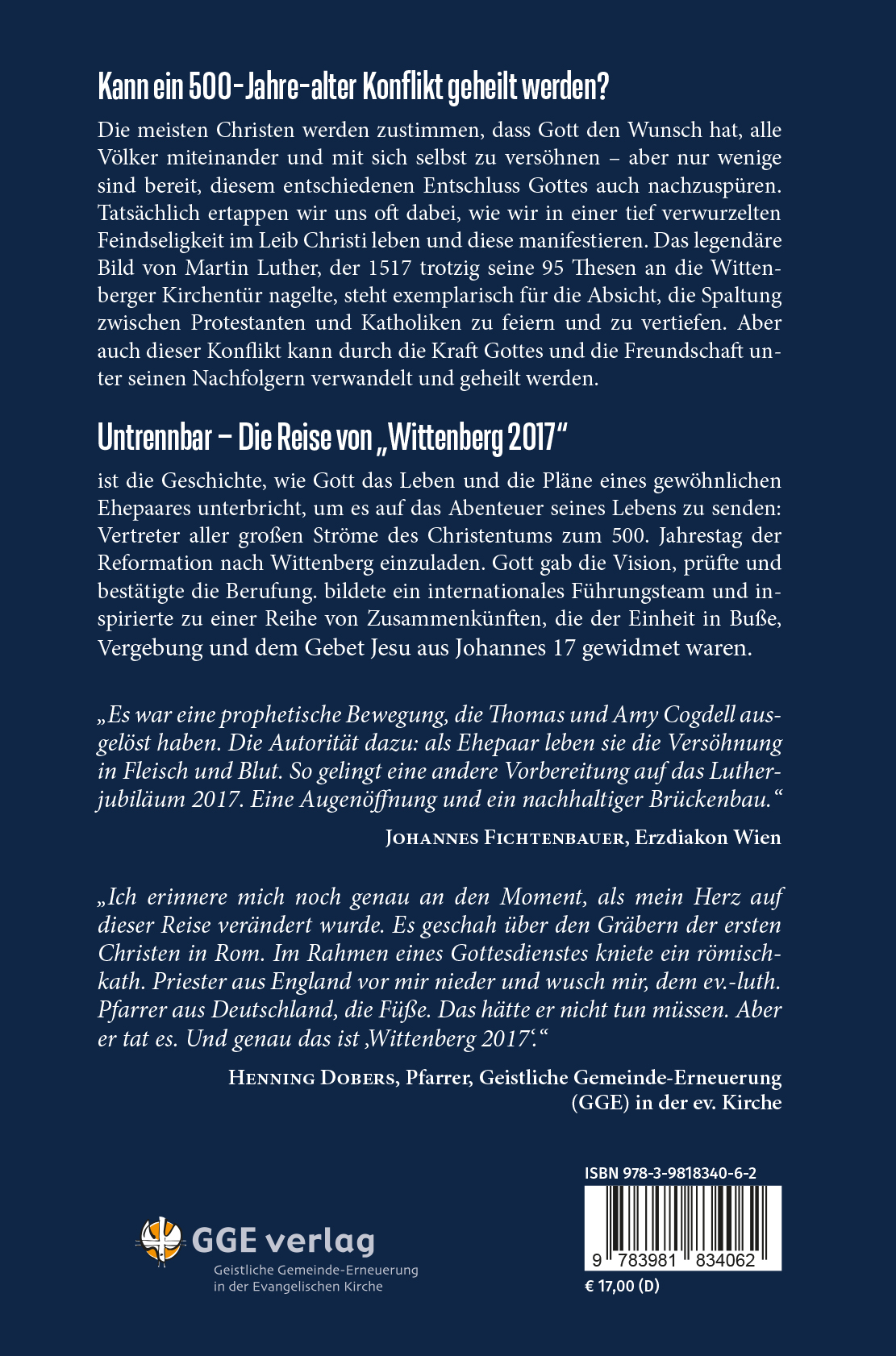 Rückseitencover Untrennbar
