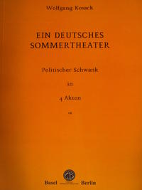 Vorderes Coverbild Ein deutsches Sommertheater