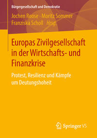 Vorderes Coverbild Europas Zivilgesellschaft in der Wirtschafts- und Finanzkrise