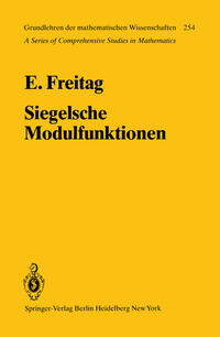 Vorderes Coverbild Siegelsche Modulfunktionen