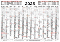 Vorderes Coverbild Tafelkalender A4 2025