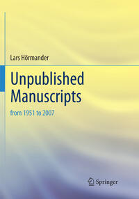 Vorderes Coverbild Unpublished Manuscripts
