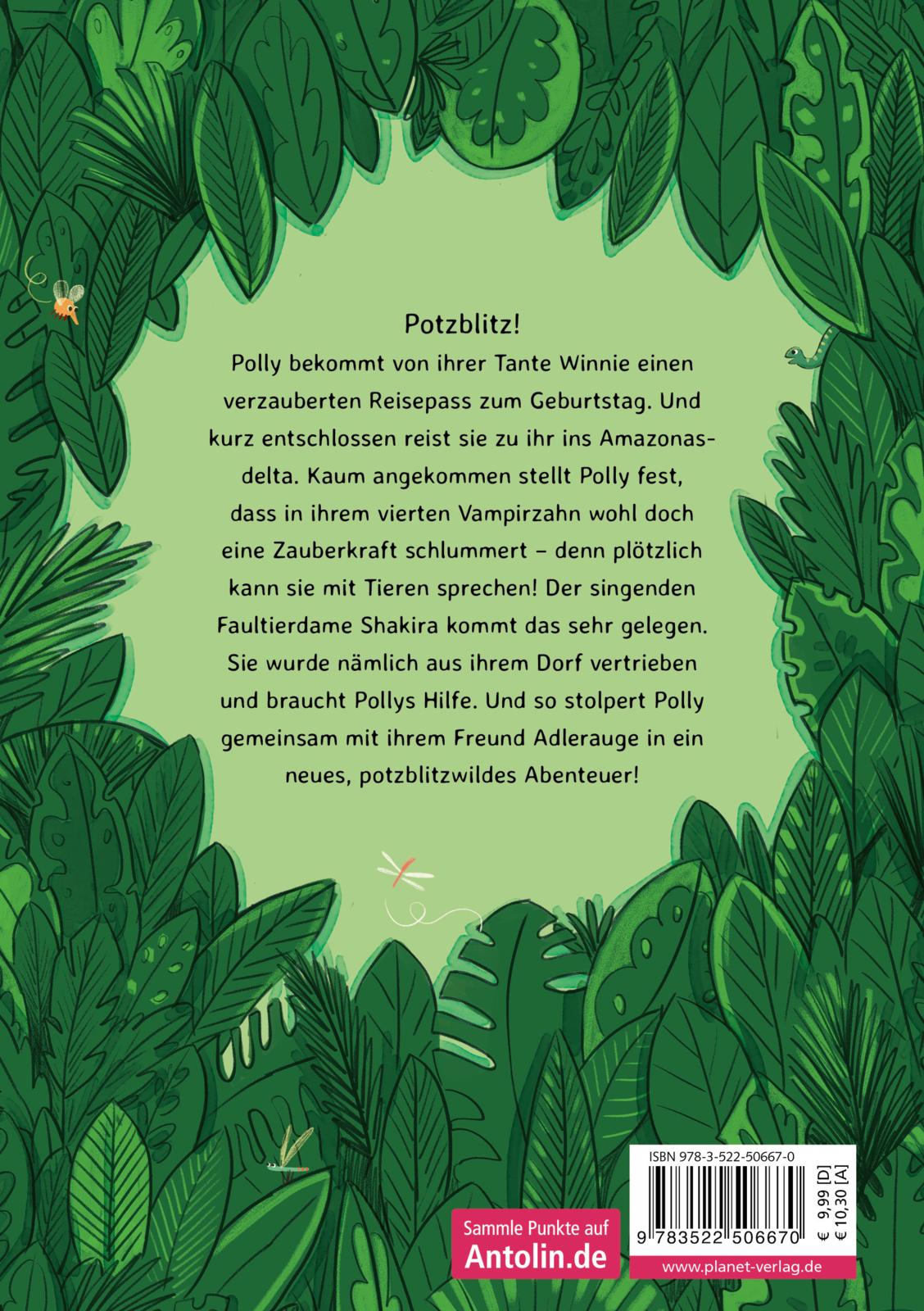 Rückseitencover Polly Schlottermotz 5: Hier ist doch was faul!
