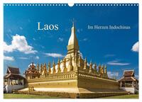 Vorderes Coverbild Laos - Im Herzen Indochinas (Wandkalender 2026 DIN A3 quer), CALVENDO Monatskalender
