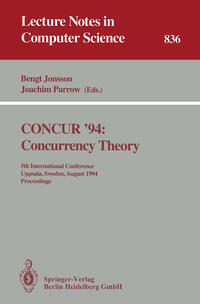 Vorderes Coverbild CONCUR '94: Concurrency Theory