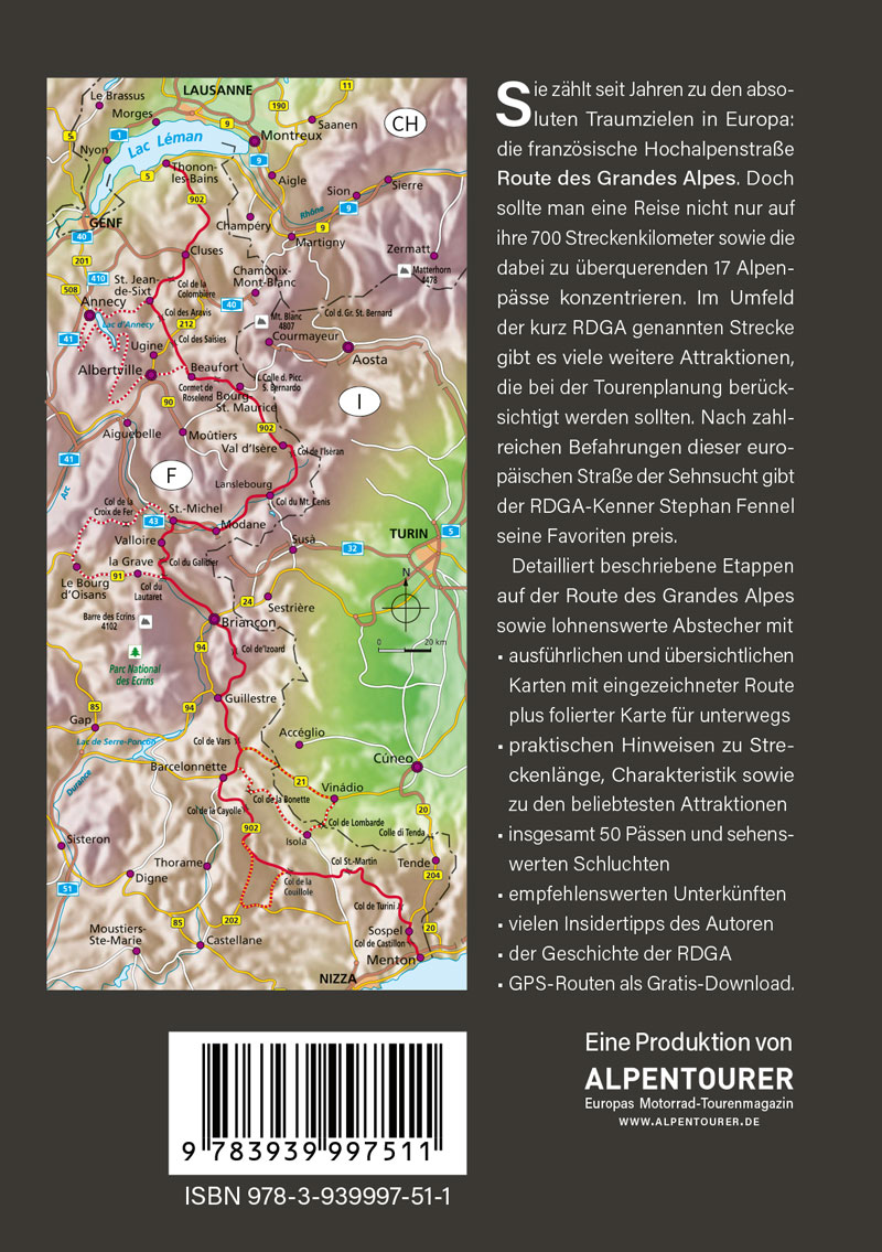 Rückseitencover Route des Grandes Alpes